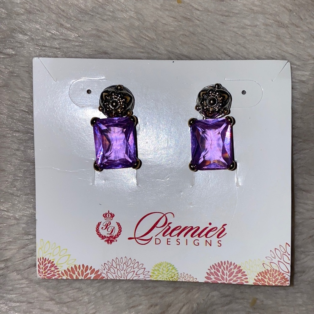 Purple Earrings Women’s